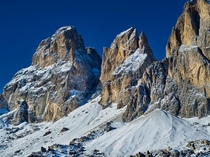 The Dolomites Langkofel Italy 