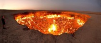 The Door to Hell located in Derweze Turkmenistan 