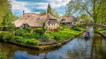 The Dutch village of Giethoorn has no roads or cars you can travel only by canal photo by Vijesh Kumar Raju