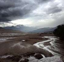 The end of a rainstorm at Great Sand Dunes National Park in Colorado x 