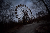 The Ferris Wheel Pripyat Chernobyl Exclusion Zone Ukraine  OC