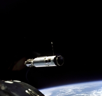 The First Space Docking Between the Agena Target Vehicle and Gemini  March  