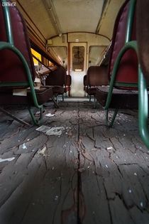 The floor in this train carriage Awesome