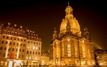 The Frauenkirche in Dresden Germany one of the most beautiful examples of baroque architecture in Europe 