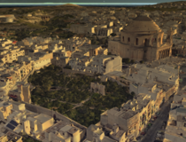 The Gardens of Villa Gollcher in the city of Mosta Malta by the Mosta Rotunda Taken from Google earth because no pictures of it exist online Im looking for more information on it might break sub rules