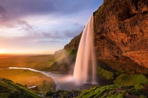 The Golden Falls - Seljalandsfoss Iceland  IG donaldhyip