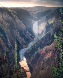 The Grand Canyon of Yellowstone Wyoming  byguswoods