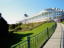 The Grand Hotel Worlds Largest Covered Porch - Mackinac Island Michigan 