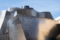 The Guggenheim Museum in Bilbao Spain with a skin of titanium 
