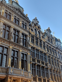 The Guild Houses at Grand Place Brussels 