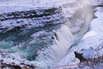The Gullfoss waterfall  Iceland 