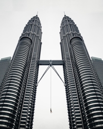 The guy just send it  PETRONAS TOWER 