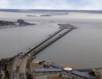 The Hampton Roads Bridge Tunnel links Norfolk and Hampton in Virginia- Yesterday was the groundbreaking ceremony for a  billion project that will add two new lanes in each direction