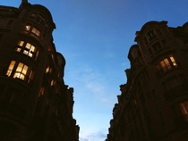The Haussmann style architecture of my street in Paris