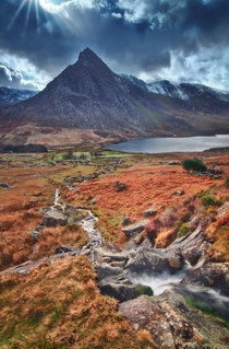 The Herald of Tryfan Snowdonia Wales 