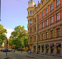 The Historic Business District from the late s in Helsinki Finland  