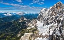The Hoher Dachstein in central Austria  photo by Stefan Endler