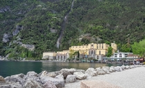 The Hydroelectric Power Plant of Riva del Garda in Northern Italy