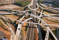 The I-I- interchange nicknamed Spaghetti Junction- DeKalb County Georgia
