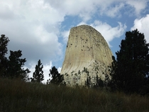 The impressive and imposing Devils Tower in Wyoming by C McGinty-Carroll 