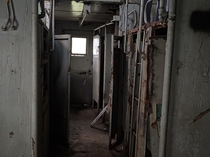the inside of abandoned train car I explored last month