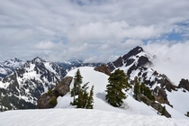 The interior of Olympic National Park is made up of steep peaks and deep valleys 