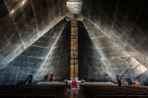 The interior of St Marys Cathedral Tokyo Japan