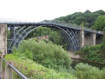 The Iron Bridge over the River Severn Shropshire England 