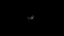 The ISS as viewed from my backyard 