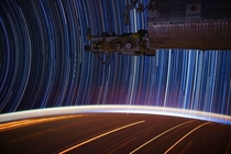 The ISS experiments with long exposure photography  Album in comments