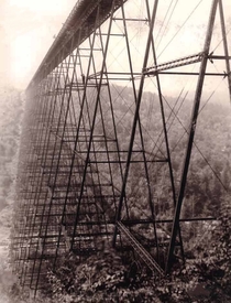 The Kinzua Bridge McKean County Pennsylvania Built in  