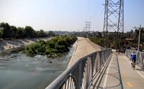 The LA River was paved over after a catastrophic flood in  In recent years there have been efforts to partially restore it like in the Glendale Narrows shown here