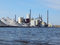 The LaFarge cement manufacturing facility in Superior WI 