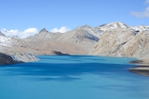 The lake that reflects sky  Tilicho lake m above sea level  Nepal 