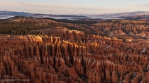 The last rays of sun - Bryce Canyon 