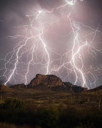 The Lightning Strikes in Big Bend National Park 
