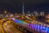 The Lightpath cycleway in Auckland New Zealand