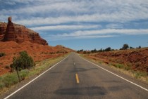 The long road Capitol Reef Utah 