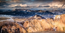 The Looming Landscape of Landmannalaugar Iceland  by Alban Henderyckx x-post rIsland