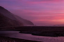 The Lost Coast at Sunset 