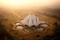 The Lotus Temple in Delhi  x 