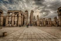 The Luxor Temple photographed by Chris Youd 