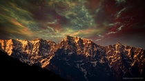 The majestic Ganja Taaka translated into bald mountain captured from Muzaffarabad Azad Kashmir 