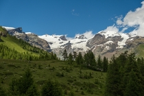 The majesty of Monte Rosa Aosta Valley Italy 