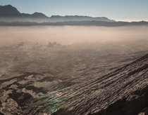 The mars-like landscape of Mount Bromo 
