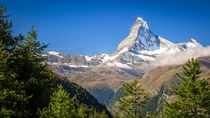 The Matterhorn - morning on the Europaweg - Zermatt Switzerland 