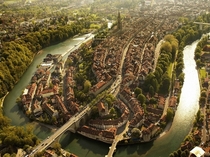 The medieval center of Bern capital of Switzerland and a UNESCO World Heritage Site 