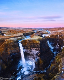The mighty Hifoss seen from above Definitely my favorite waterfall in Iceland you can feel the power of this  meters high beast  