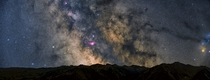 The Milky Way as seen from the Pyrenees  Photographed by Martin Campbell