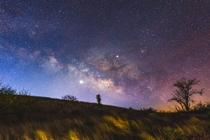 The Milky Way moments before sunrise in Arizona 